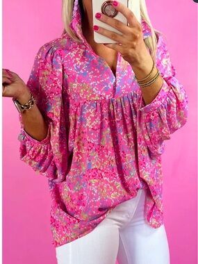 Vibrant Pink Women's Blouse